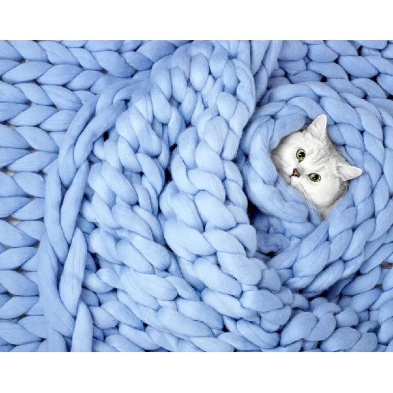 Zen Thick Weighted Knitted Blanket