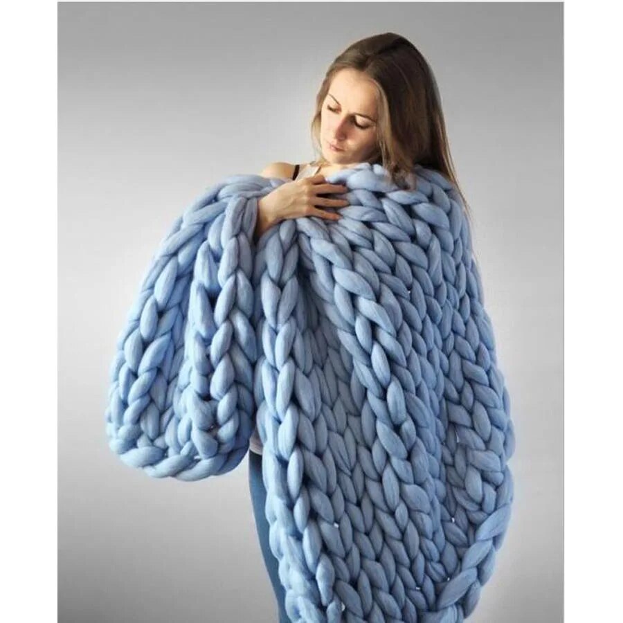 Zen Thick Weighted Knitted Blanket