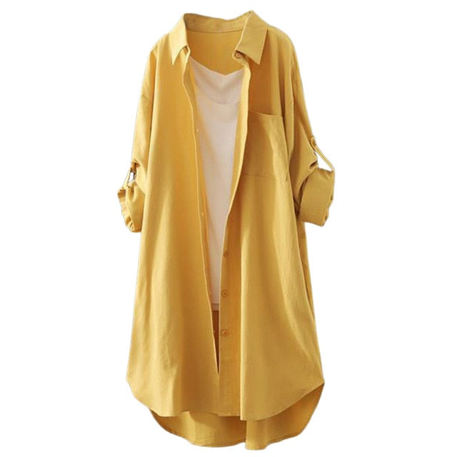 Sunscreen Women's Long Summer Overshirt
