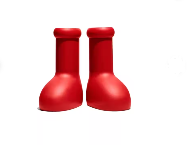 Red Avant Garde Cartoon Astro Boy Boots