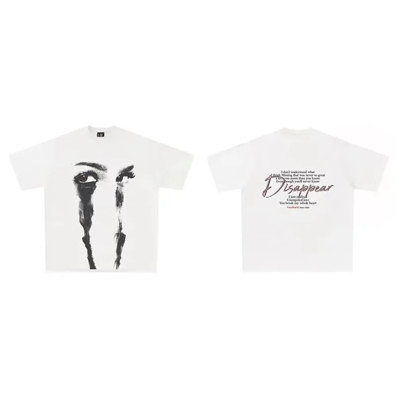 Retro Punk Art Graphic Women's Fashion T-Shirt