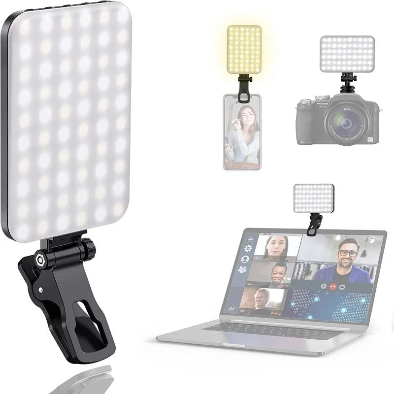 Adjustable Multi Modes 120 High Power LED Light For Phone and Laptop