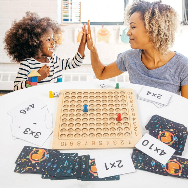 Wooden Montessori Early Learning Maths Board