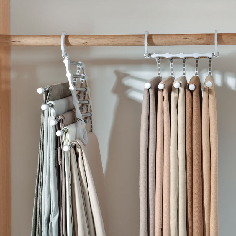 5 in 1 Stainless Steel Storage Hanger Rack
