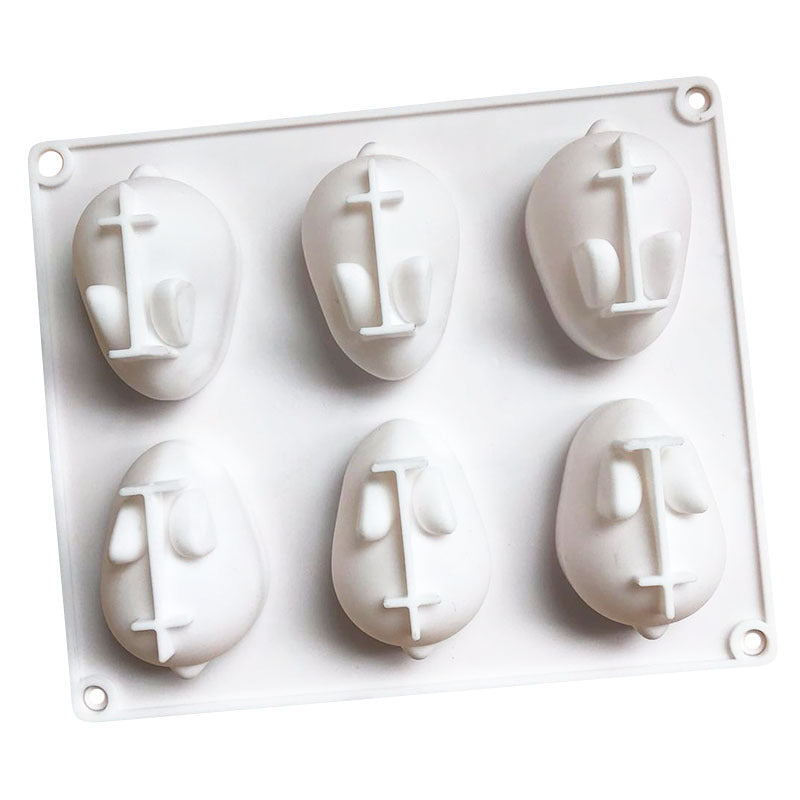 Rabbit-Shaped Cake and Dessert Mould Set Easter Gift