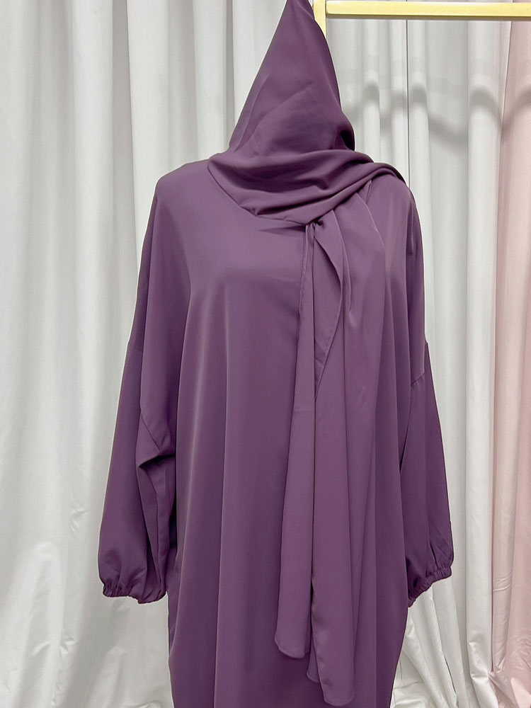 Hooded Abaya Traditional Long Dress Women's