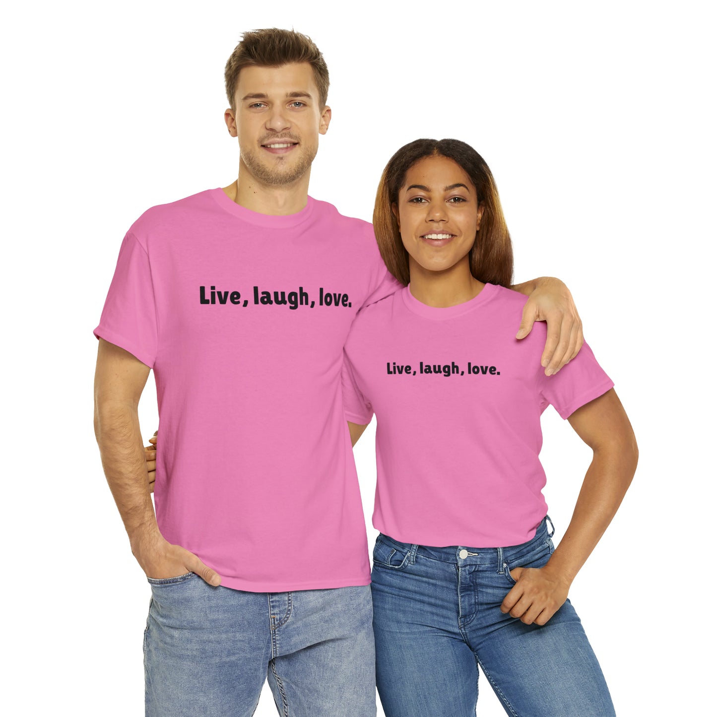 Live, Laugh, Love, Cotton T-Shirt