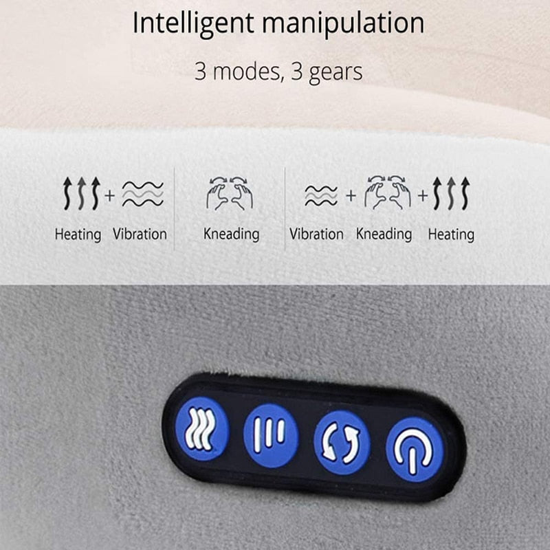 Intelligent Manipulation Neck Massager Travel Pillow