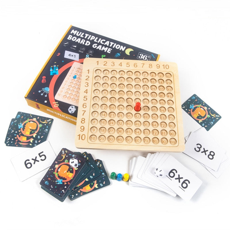 Wooden Montessori Early Learning Maths Board