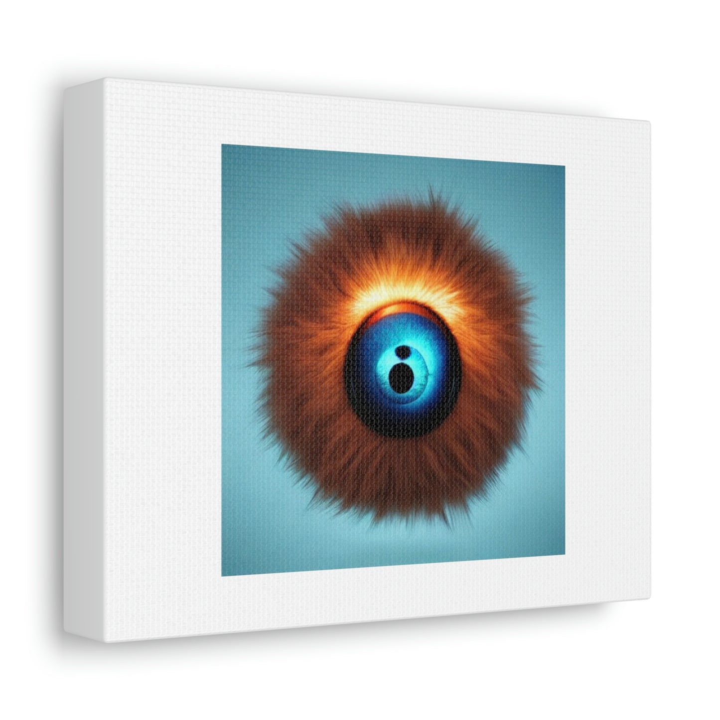 Abstract Tech House Music In A Human Eye Digital Art 'Designed by AI' on Canvas