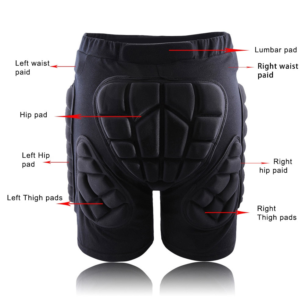 Shock Absorbing Unisex Biker or Cycle Shorts