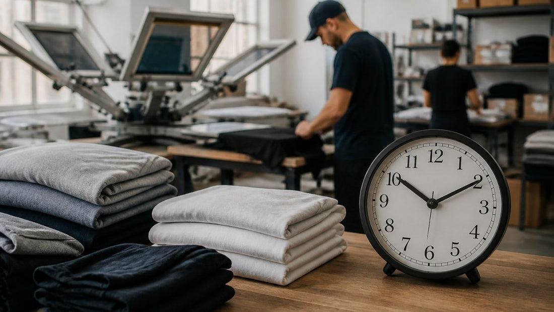 Bulk Custom Apparel Order Turnaround Times