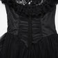 Punk Rave Seraphina Goth Flying-Sleeve Dress