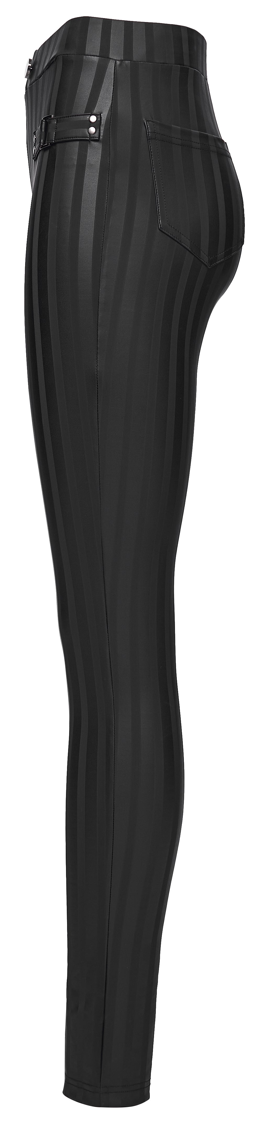 Punk Rave Althea Goth Contour Stripe Leggings
