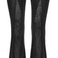 Punk Rave Bellatrix Goth Flared Pants in Black