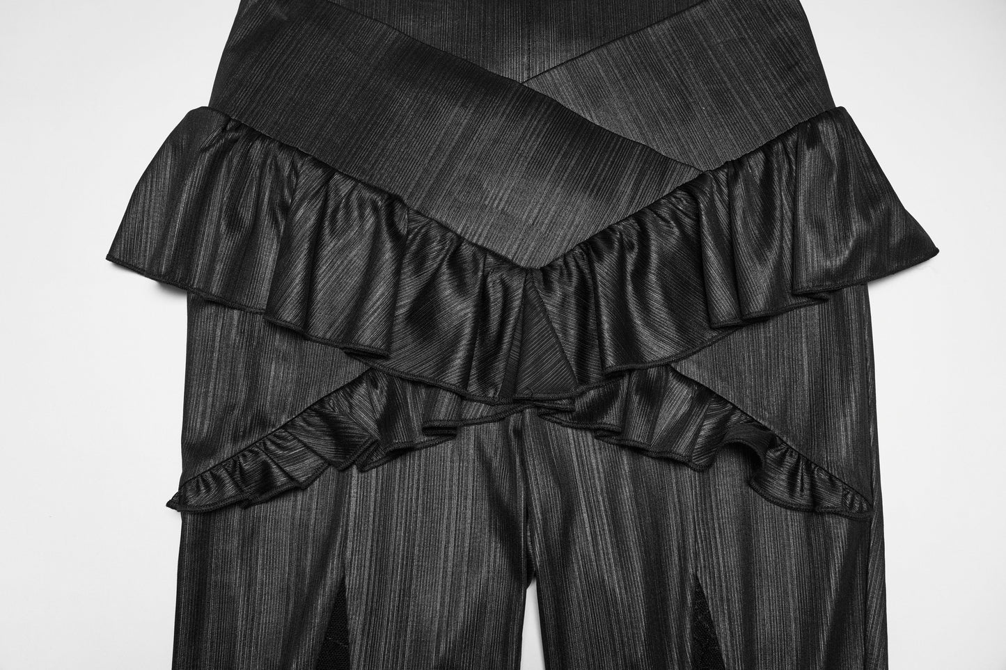 Punk Rave Bellatrix Goth Flared Pants in Black