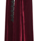 Punk Rave Seraphiel Gothic Velvet Cloak in Blood Red