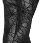 Punk Rave Lilith Gothic Spider Web Sheer Mesh T-Shirt