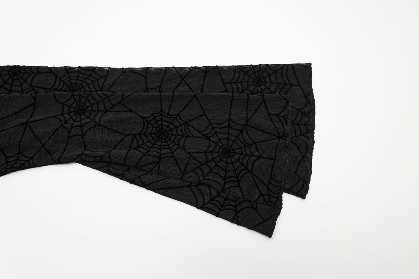 Punk Rave Lilith Gothic Spider Web Sheer Mesh T-Shirt