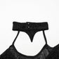 Punk Rave Lilith Gothic Spider Web Sheer Mesh T-Shirt