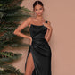 Women's Shimmering Off-Shoulder Party Bridesmaid Dress, Plus Sizes