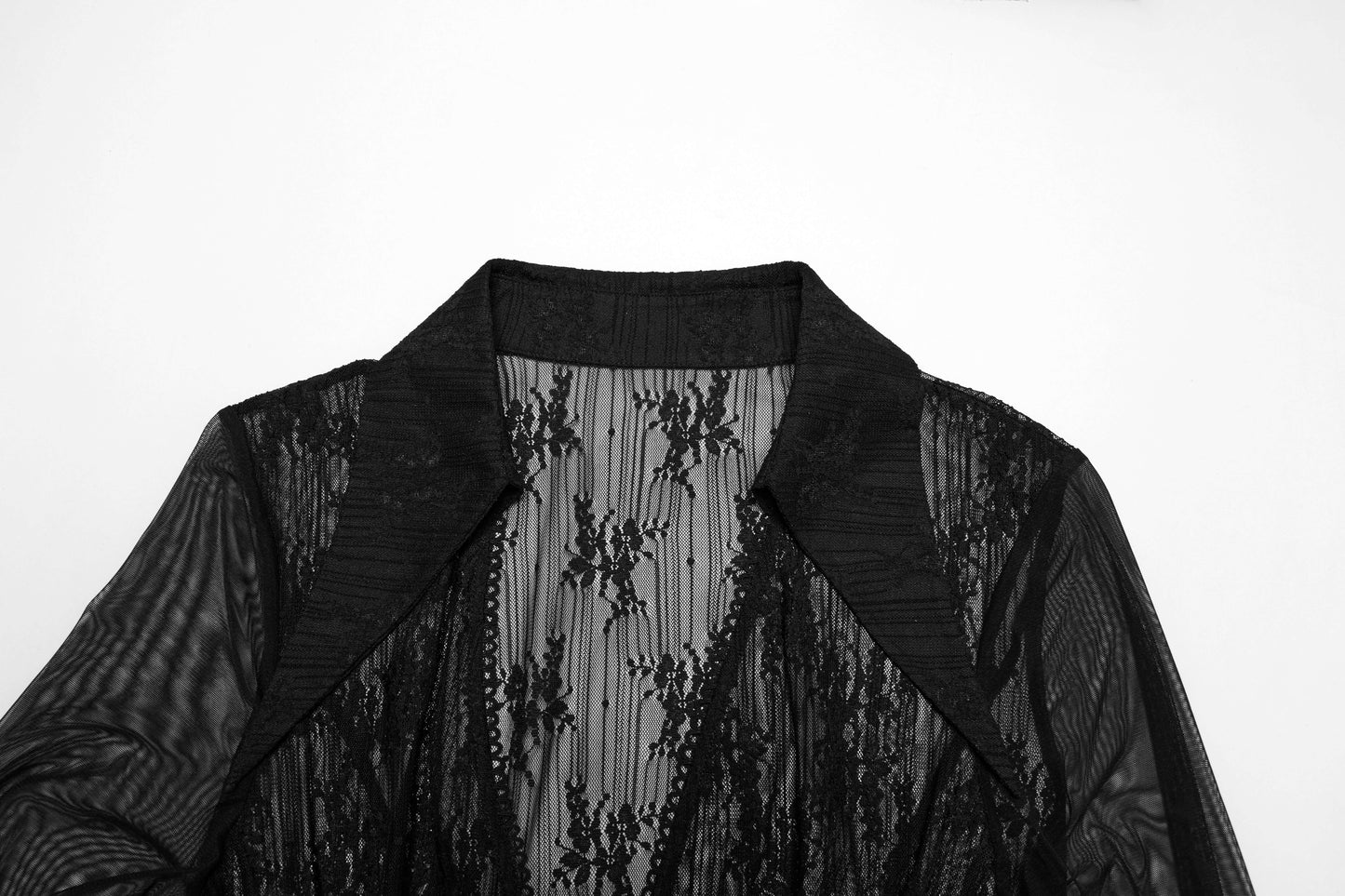 Punk Rave Tau Lace Long Cardigan