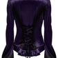 Punk Rave Fawn Gradient Printed Shirt in Violet