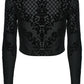 Punk Rave Enya Printed Cropped Jacket