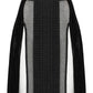 Punk Rave Selene Velvet Mesh High Slit Goth Dress In Black