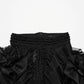 Punk Rave Nova Gothic Elegant Gown in Black