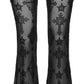 Punk Rave Seraphina Cross Flocking Flare Pants