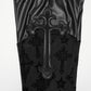 Punk Rave Seraphina Cross Flocking Flare Pants