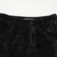 Punk Rave Morrigan Wasteland Tassel Flare Goth Pants in Black