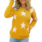 Vireous Five-Pointed Star Casual Women's Sweater