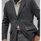 British-Style Retro Men's Tweed Wool Blazer
