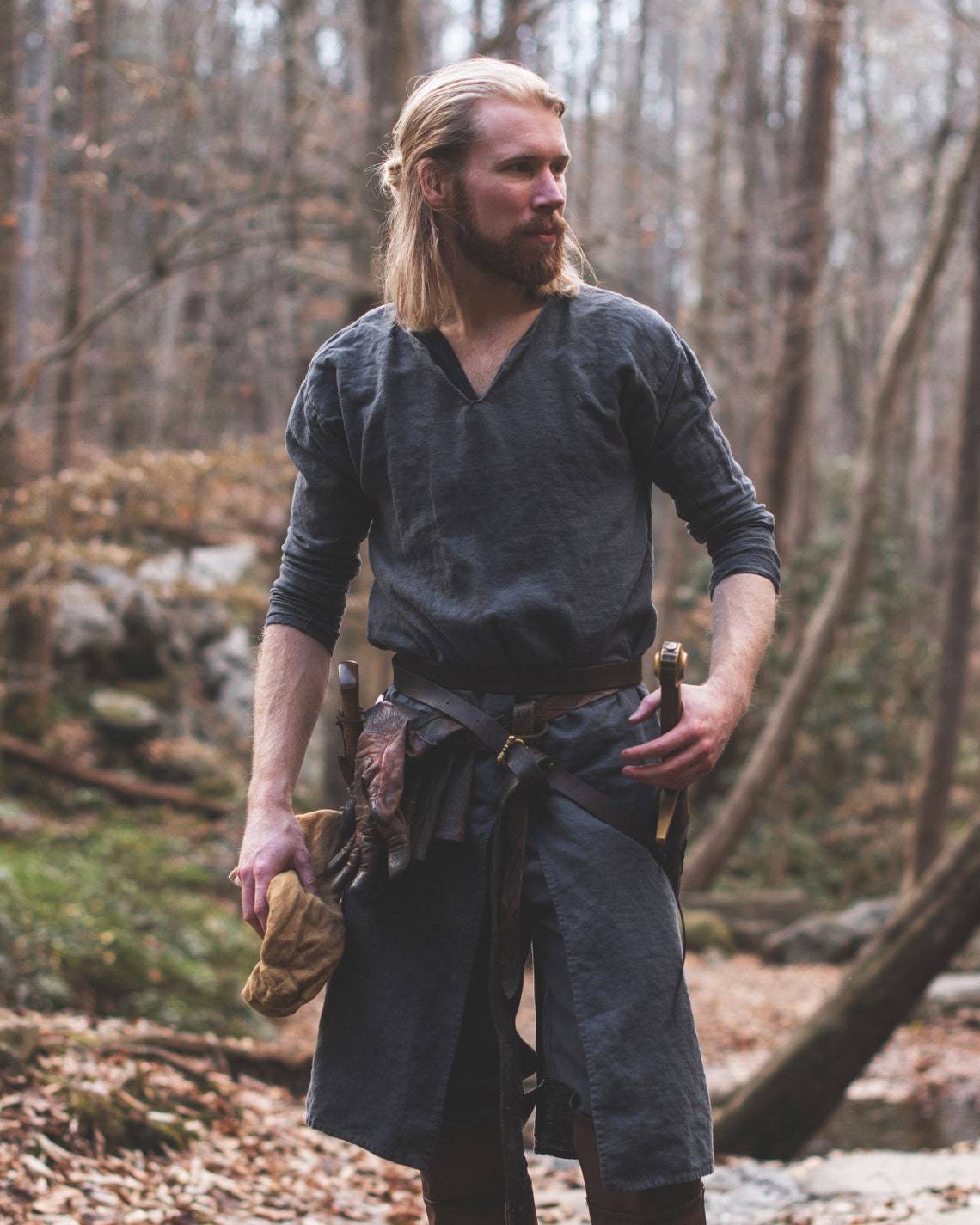 Medieval Viking Retro Unisex Smock Top