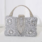 Diamond Sparkling Small Evening Handbag, Multi Colours