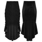 Punk Rave Belladonna Goth Rose Fishtail Skirt