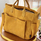 Thick Corduroy Cross Body Handbag