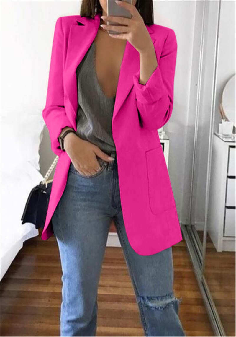 Casual Long Sleeve Women's Business Jacket