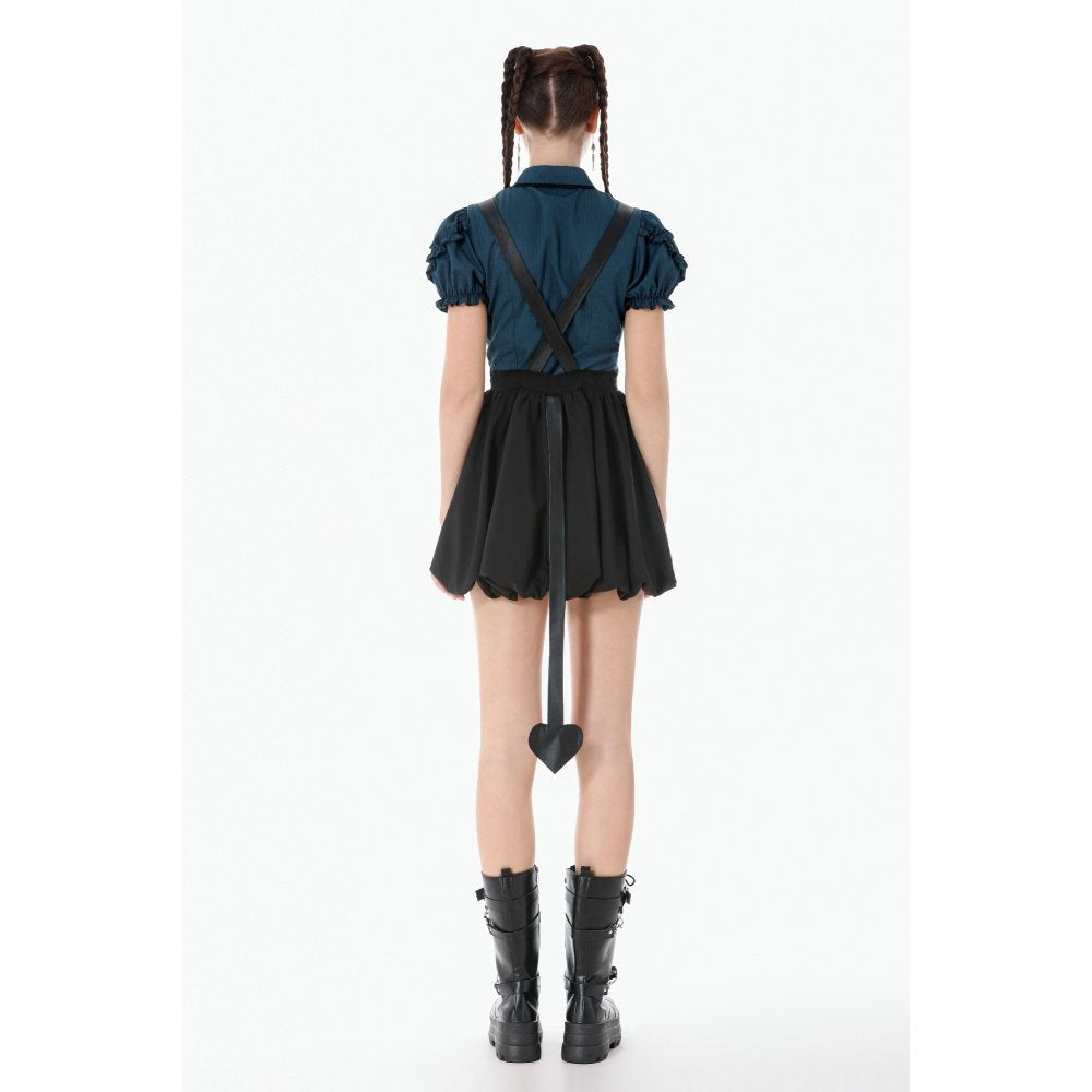 Dark In Love Lilith 'Bat' Harness Bubble Dress