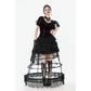 Dark in Love Isolde Velvet and Lace Puff Sleeve Bolero