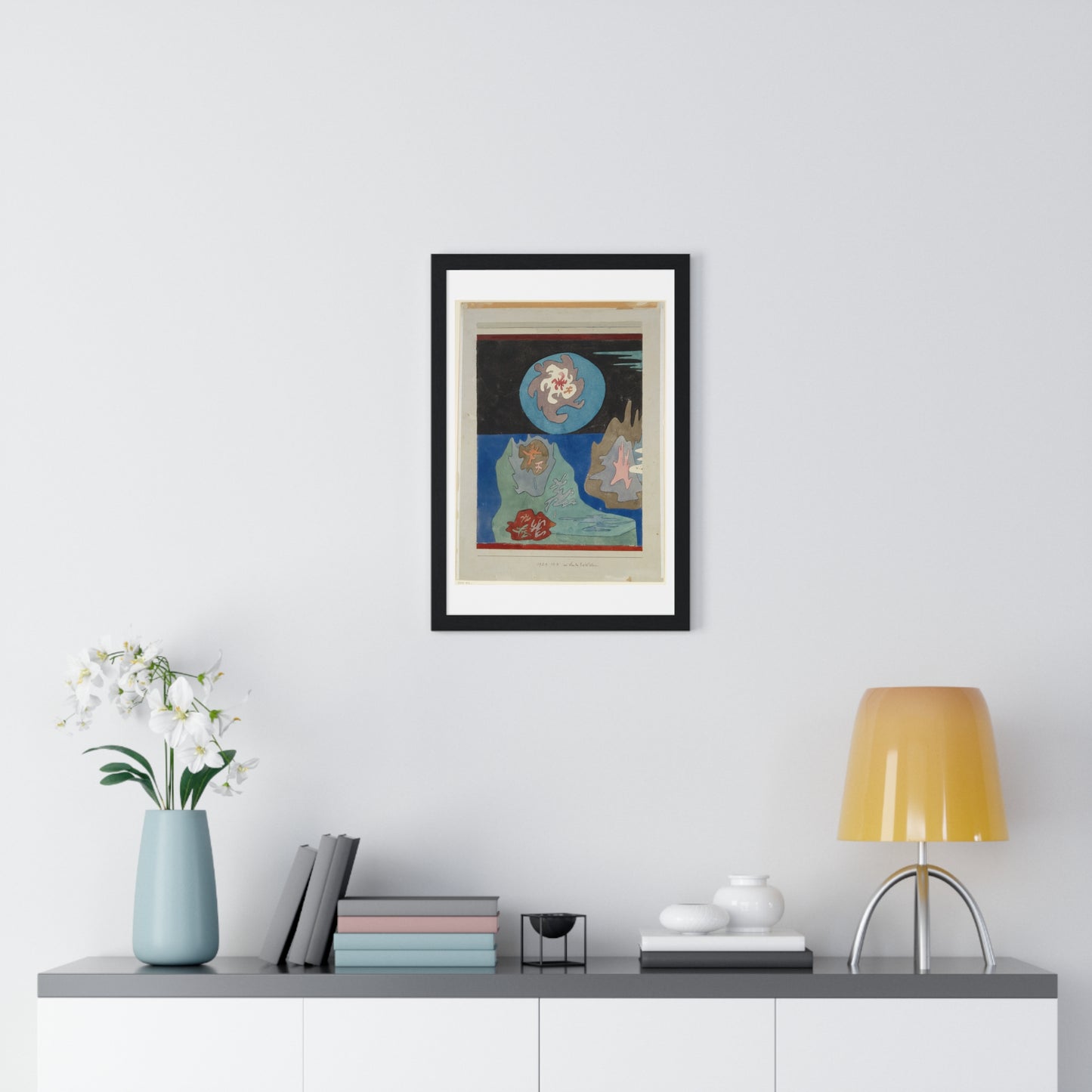 In the Land of Precious Stones (1929) by Paul Klee, from the Original, Framed Art Print