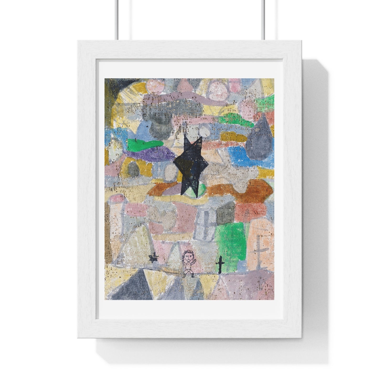 Under a Black Star (1918) by Paul Klee, from the Original, Framed Art Print