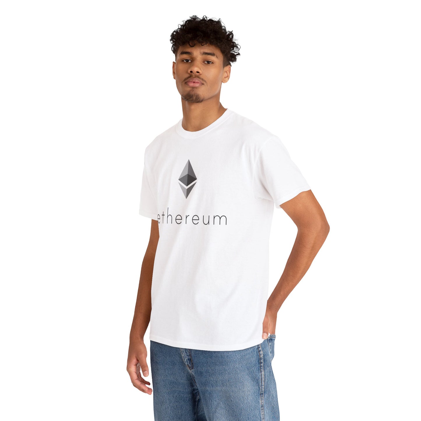 Ethereum #ETH Crypto Unisex Heavy Cotton T-Shirt