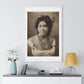 Portrait of a Young Samoan Woman (1906) by Thomas Andrew, from the Original, Framed Print