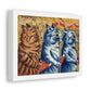 Three Cats Singing (1925-1939) by Louis Wain, from the Original, Art Print on Canvas