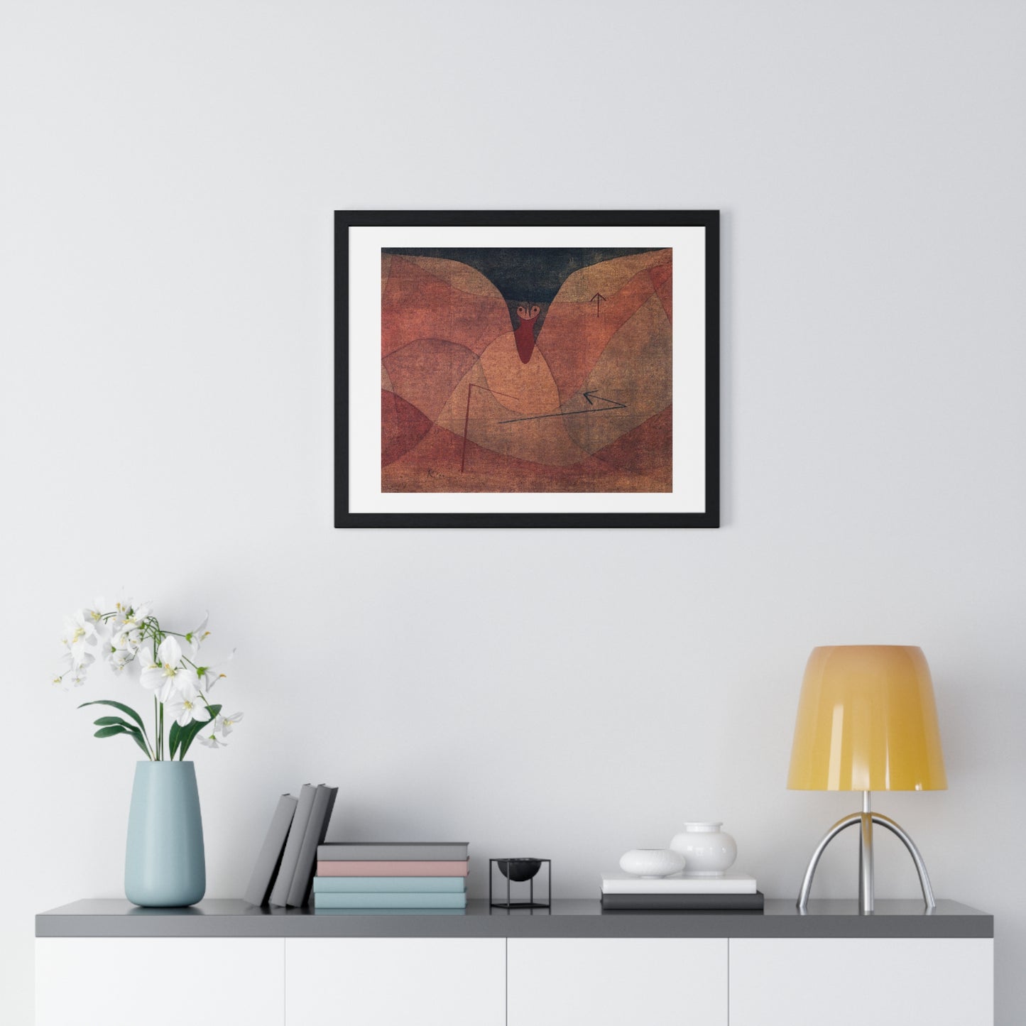 Aviatic Evolution (1934) Painting by Paul Klee from the Original, Framed Art Print