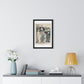 Veilinghouder met een Naakte Vrouw (1905) by Anonymous, from the Original, Framed Art Print