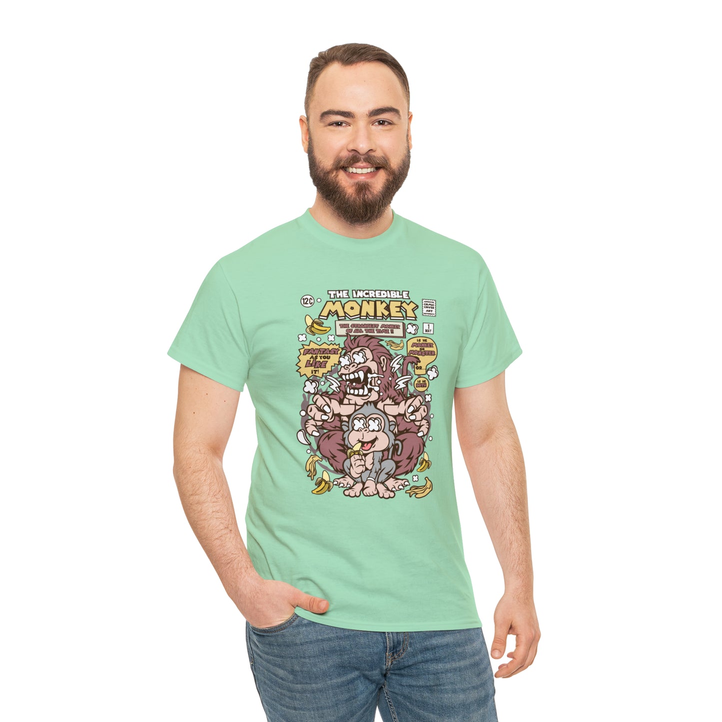 The Incredible Monkey Cartoon T-Shirt